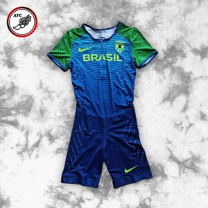 cloth 103.1 Nike Brasil Team 2016 Edition Half Sleeve Speedsuit