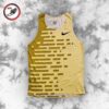 Nike Team 2023 Edition Yellow Singlet